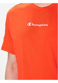 Champion T-Shirt 218472 Pomarańczowy Regular Fit. Kolor: pomarańczowy. Materiał: bawełna