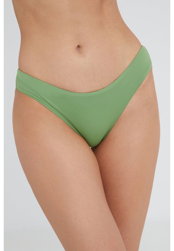 United Colors of Benetton figi kąpielowe kolor zielony. Kolor: zielony. Materiał: materiał. Długość: długie