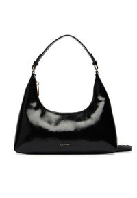 Calvin Klein Torebka Foil Logo Glossy LV04F3737G Czarny. Kolor: czarny. Materiał: skórzane #5