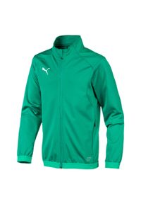 Bluza sportowa dla chłopca Puma Liga Training Jacket. Kolor: zielony. Materiał: dresówka, materiał, poliester. Sport: piłka nożna #1