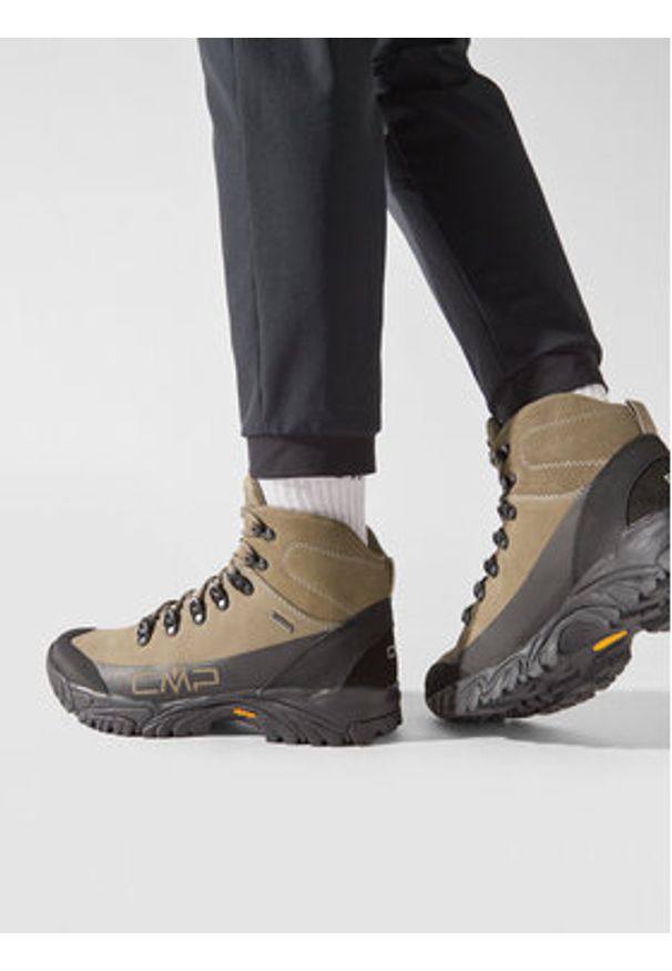 CMP Trekkingi Dhenieb Trekking Shoe Wp 30Q4717 Szary. Kolor: szary. Materiał: skóra, zamsz. Sport: turystyka piesza