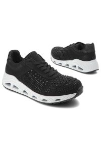 Czarne Sneakersy Rieker Stylowe Obuwie Damskie. Okazja: na co dzień. Kolor: czarny. Materiał: skóra ekologiczna. Wzór: aplikacja. Styl: elegancki #5