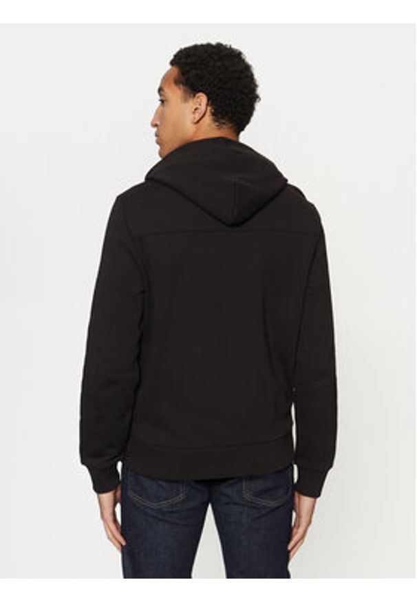 Calvin Klein Bluza Embroidered Logo K10K113564 Czarny Regular Fit. Kolor: czarny. Materiał: bawełna