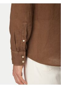 BOSS Koszula Relegant 50567579 Zielony Regular Fit. Kolor: zielony. Materiał: len #5