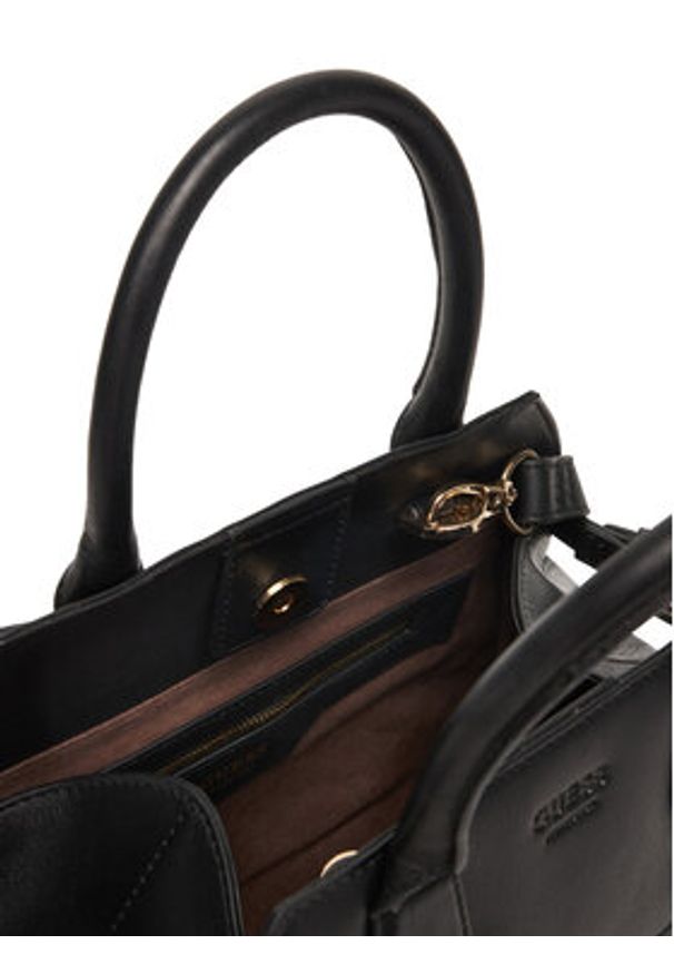 Guess Torebka HWYUAA P6236 Czarny. Kolor: czarny. Materiał: skórzane