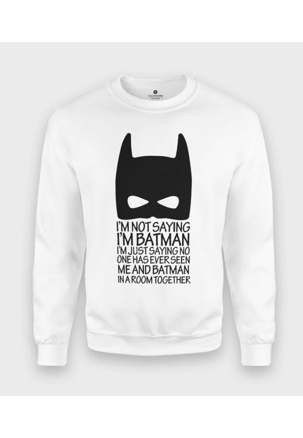 MegaKoszulki - Bluza klasyczna I am superhero. Styl: klasyczny