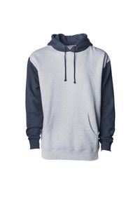 INDEPENDENT - Męska Bluza Z Kapturem Heather Heavyweight. Typ kołnierza: kaptur. Kolor: niebieski