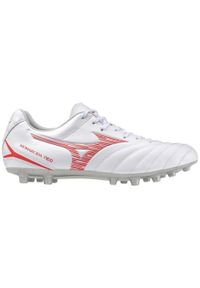 Buty piłkarskie z korkami Mizuno Monarcida Neo 3 Select AG Białe. Kolor: biały. Materiał: skóra, syntetyk. Szerokość cholewki: normalna. Sport: piłka nożna #1