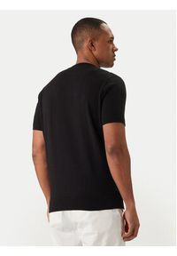 Karl Lagerfeld - KARL LAGERFELD T-Shirt 655006 562301 Czarny Slim Fit. Typ kołnierza: dekolt w karo. Kolor: czarny. Materiał: bawełna #2