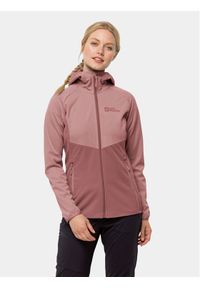 Jack Wolfskin Kurtka softshell Go Hike Softshell 1306862 Bordowy Regular Fit. Kolor: czerwony. Materiał: syntetyk #1