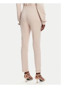 Liu Jo Sport Spodnie dresowe TA5303 J5942 Beżowy Regular Fit. Kolor: beżowy. Materiał: syntetyk
