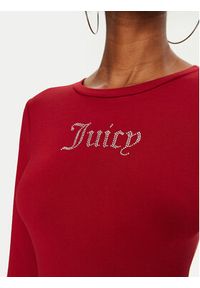 Juicy Couture Sukienka codzienna Dizzie JCWED24309 Czerwony Slim Fit. Okazja: na co dzień. Kolor: czerwony. Typ sukienki: proste. Styl: casual