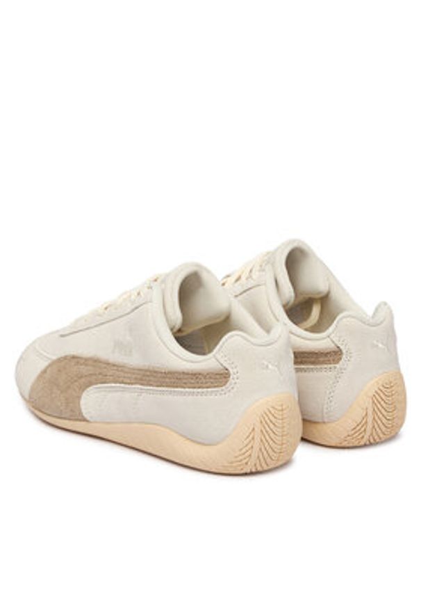 Puma Sneakersy Speedcat Elevated 403619 01 Écru. Kolor: kremowy. Materiał: skóra, zamsz
