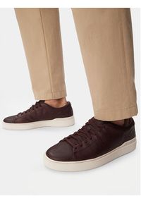 Clarks Sneakersy Craft Swift 26183285 Brązowy. Kolor: brązowy. Materiał: skóra #6