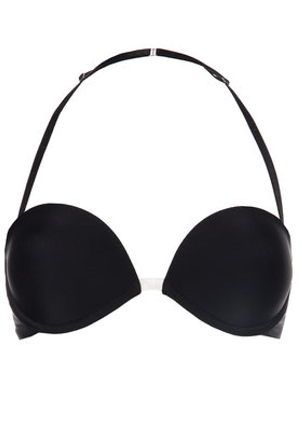 Wonderbra Biustonosz z fiszbiną WB009243 Czarny. Kolor: czarny. Materiał: syntetyk