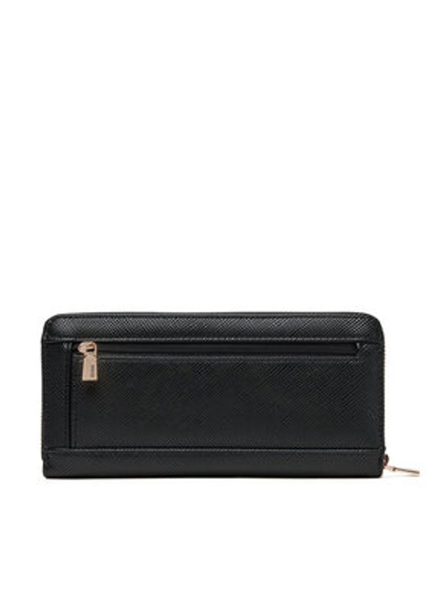 Guess Duży Portfel Damski Laurel II Slg SWZG74 59146 Czarny. Kolor: czarny. Materiał: skóra
