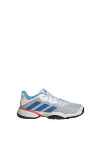 Adidas - Buty dziecięce adidas barricade tennis. Kolor: biały, wielokolorowy, niebieski