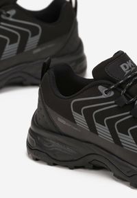 Born2be - Czarne Buty Sportowe Soft Shell Sznurowane Neluisa. Wysokość cholewki: przed kostkę. Nosek buta: okrągły. Kolor: czarny. Materiał: materiał, guma. Szerokość cholewki: normalna. Obcas: na płaskiej podeszwie