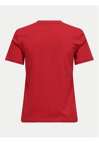 only - ONLY T-Shirt Kita 15331069 Czerwony Regular Fit. Kolor: czerwony. Materiał: bawełna #5