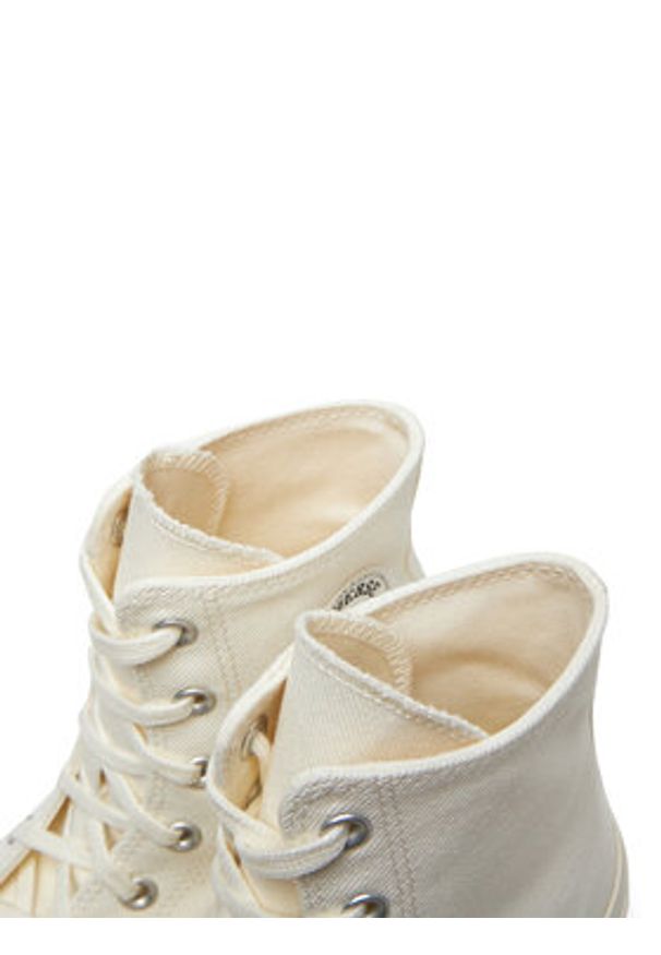 Converse Botki Chuck 70 De Luxe Heel A05348C Écru. Materiał: materiał
