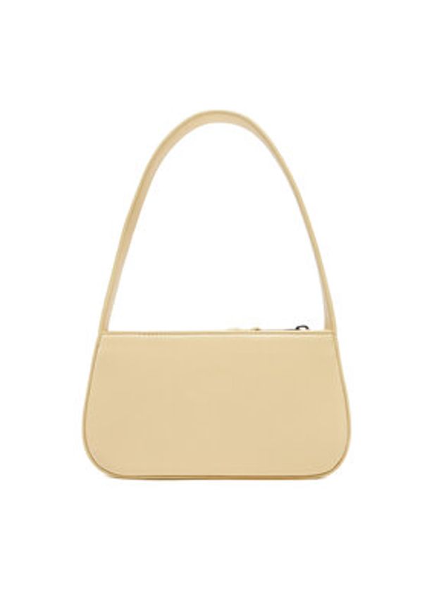 Tommy Jeans Torebka Tjw Ess Must Shoulder Bag AW0AW16966 Żółty. Kolor: żółty. Materiał: skórzane