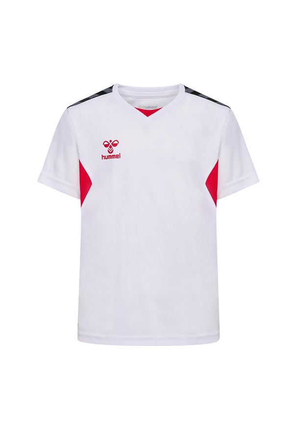 Koszulka dla dzieci Hummel Authentic PL. Kolor: wielokolorowy, biały, czerwony. Materiał: poliester. Sport: piłka nożna