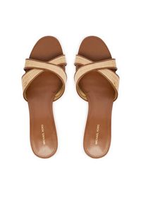 MICHAEL Michael Kors Klapki Cassidy Kitten 40S6CSMS2D Beżowy. Kolor: beżowy. Materiał: materiał #2