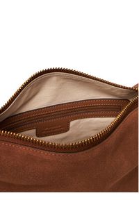 Pinko - PINKO Torebka Hobo Zip Around Mini Al 25-26 PLTT 105332 A2JH Brązowy. Kolor: brązowy. Materiał: skórzane, zamszowe