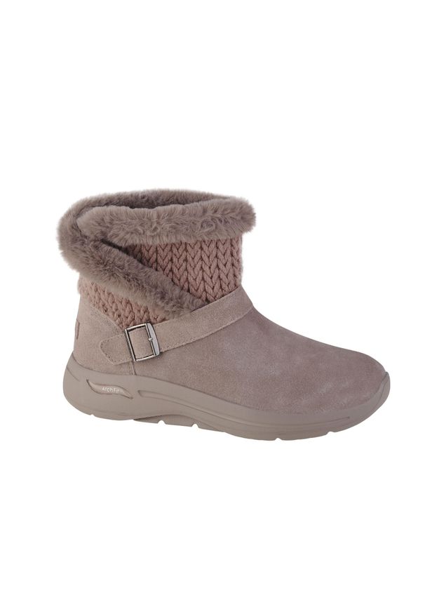 skechers - Buty zimowe damskie, Skechers Go Walk Arch Fit - True Embrace. Kolor: różowy. Sezon: zima