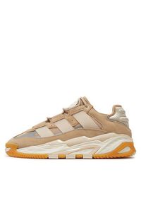 Adidas - adidas Sneakersy Niteball IG6142 Beżowy. Kolor: beżowy. Materiał: zamsz, skóra