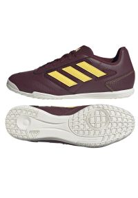 Adidas - Buty piłkarskie adidas Super Sala 2 In IE7554 czerwone. Zapięcie: sznurówki. Kolor: czerwony. Materiał: syntetyk, guma. Sport: piłka nożna