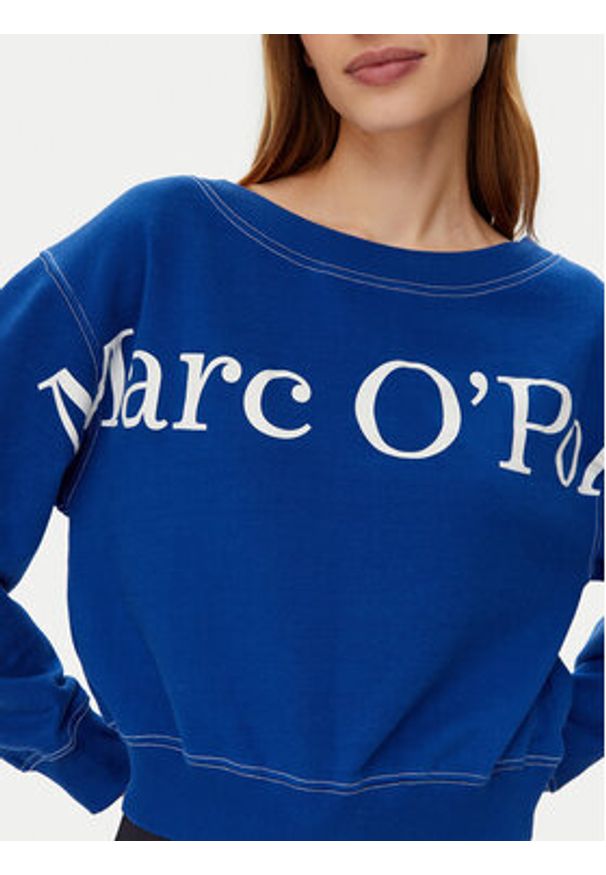 Marc O'Polo Bluza 502 4073 54067 Niebieski Regular Fit. Typ kołnierza: polo. Kolor: niebieski. Materiał: bawełna