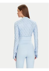 Guess Bluzka W5BP48 K7182 Błękitny Slim Fit. Kolor: niebieski. Materiał: syntetyk #5