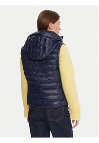 TOMMY HILFIGER - Tommy Hilfiger Bezrękawnik WW0WW47352 Granatowy Slim Fit. Kolor: niebieski. Materiał: syntetyk. Długość rękawa: bez rękawów