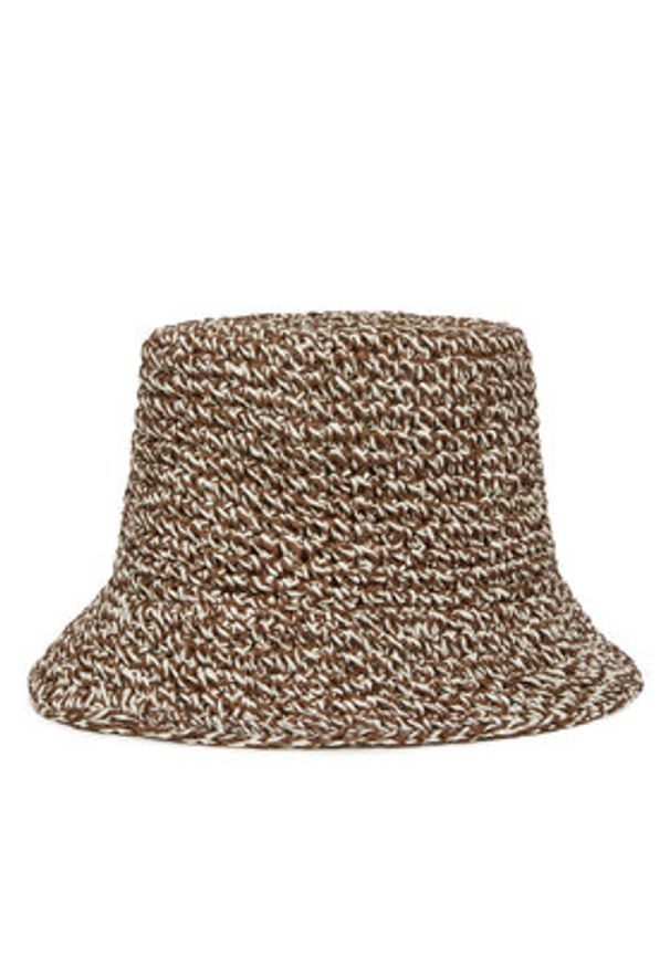 TOMMY HILFIGER - Tommy Hilfiger Kapelusz Premium Beach Bucket AW0AW17136 Beżowy. Kolor: beżowy