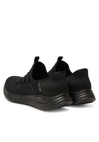 skechers - Skechers Sneakersy 150353/BBK Czarny. Kolor: czarny. Materiał: materiał