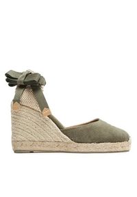 Castañer Espadryle Carina/8/002 021642-414 Zielony. Kolor: zielony. Materiał: materiał #3