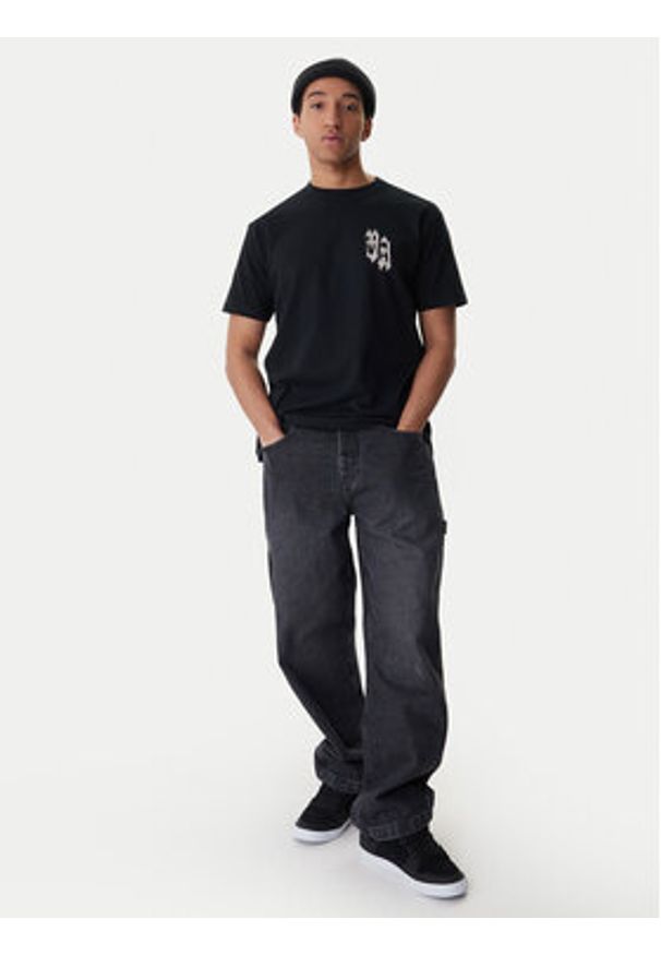 RVCA T-Shirt All Seeing EVYZT00276 Czarny Regular Fit. Kolor: czarny. Materiał: bawełna