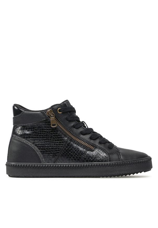 Geox Sneakersy D Blomiee B D166HB 00454 C9999 Czarny. Kolor: czarny. Materiał: skóra