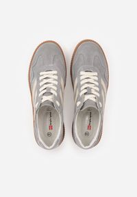 Renee - Ciemnoszare Sneakersy Retro Tenisówki z Naturalnego Zamszu ze Skórzaną Wkładką Beralene. Kolor: szary. Materiał: zamsz, skóra #7