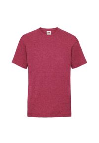 FRUIT OF THE LOOM - Koszulka Dziecięca Valueweight Polycotton T-shirt. Kolor: czerwony