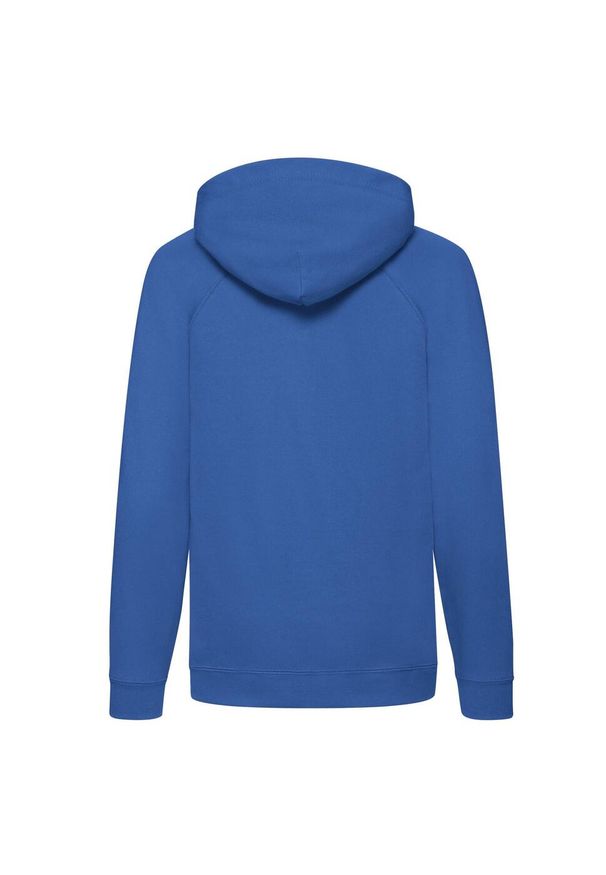 FRUIT OF THE LOOM - Lekka Bluza Z Kapturem Dla Dzieci. Typ kołnierza: kaptur. Kolor: niebieski