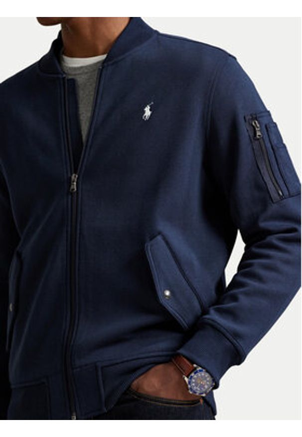 Polo Ralph Lauren Bluza 710980339001 Granatowy Regular Fit. Typ kołnierza: polo. Kolor: niebieski. Materiał: bawełna