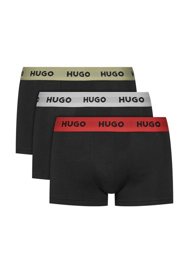 Hugo - HUGO Komplet 3 par bokserek 50532611 Czarny. Kolor: czarny. Materiał: bawełna
