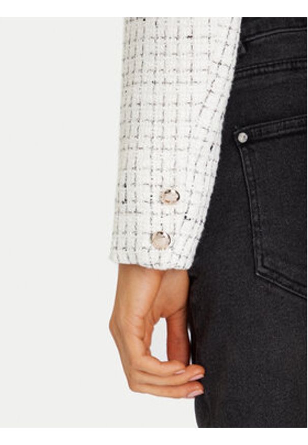 Morgan Marynarka 252-VGABY Écru Slim Fit. Materiał: syntetyk