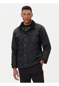 Barbour Kurtka przejściowa Sapper MWX0020BK71 Czarny Regular Fit. Kolor: czarny. Materiał: bawełna