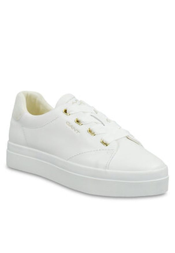 GANT - Gant Sneakersy 31531993 Biały. Kolor: biały. Materiał: skóra