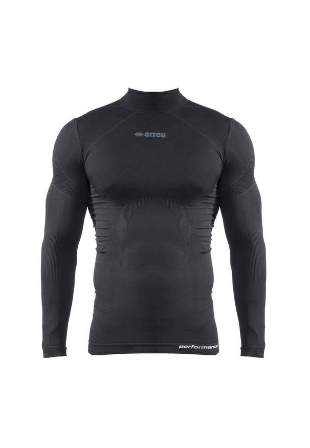 ERREA - Dziecięcy dżersej z długim rękawem Errea Daryl. Kolor: czarny. Materiał: poliester, elastan, poliamid. Długość rękawa: długi rękaw. Długość: długie