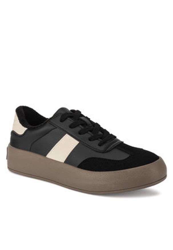 Jenny Fairy Sneakersy WFA3012-1 Czarny. Kolor: czarny. Materiał: skóra