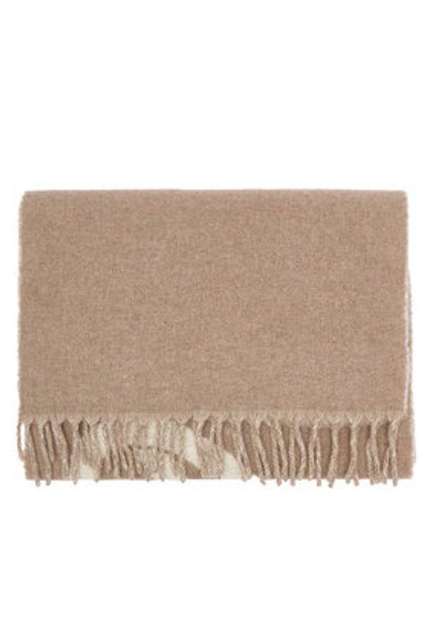 Karl Lagerfeld - KARL LAGERFELD Szalik 246W3308 Beżowy. Kolor: beżowy. Materiał: wełna